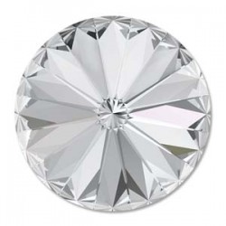 NEW! 2 Swarovski Crystal (1122) Clear Crystal Rivoli Stones 12mm ~ Ideal For Frames & Embellishments 